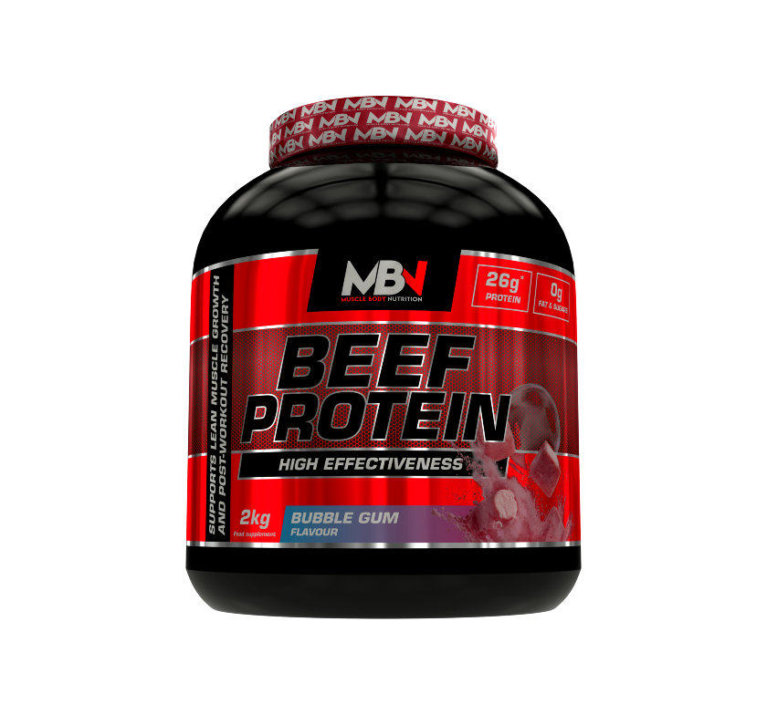 MBN Beef Protein High Dose Rundereiwit - Hoog Eiwitpercentage - Spierherstel & Krachttraining